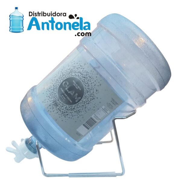 Bidon de Agua de Mesa GLAM 21 litros con soporte Más Cañito, Oferta